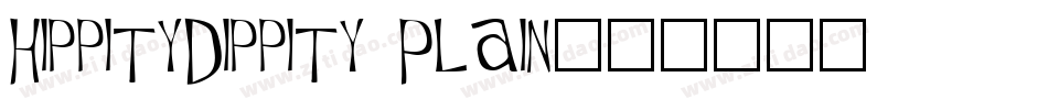 HippityDippity Plain字体转换